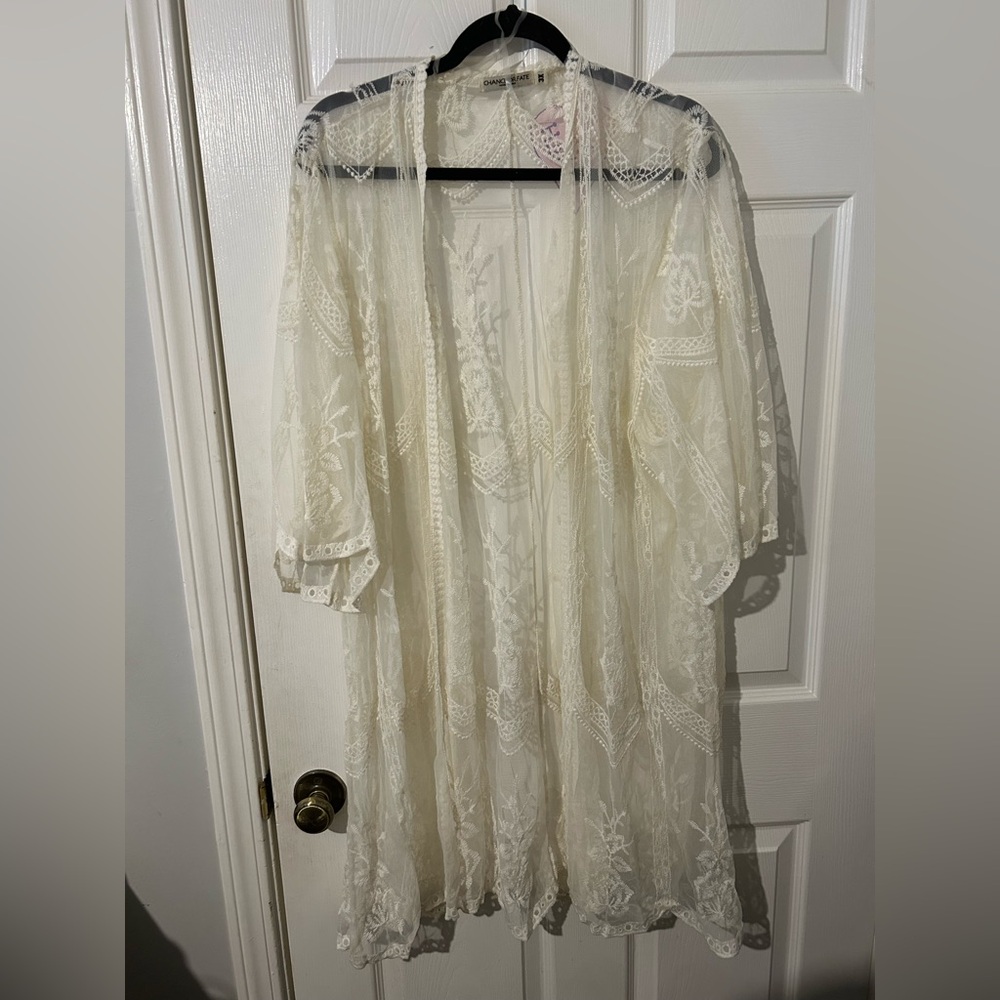 Lace Cardigan, worn once
